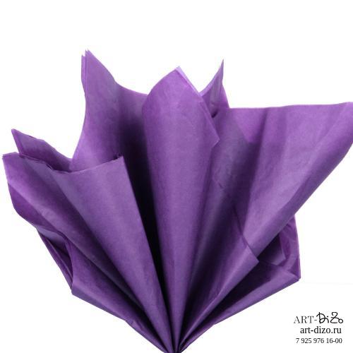 Тишью 76×50 см фиолетовая, 100 листов